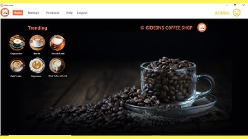 Coffee Shop Management System Using Python Tkinter | Cafe Management System
