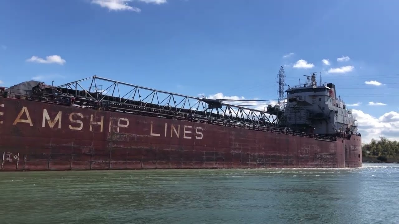 CSL Laurentien Sails Through Allanburg on a Beautiful October Day