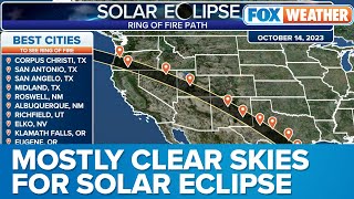 Solar Eclipse: Southwest Likely To Have Best Viewing Conditions For October 'Ring Of Fire'