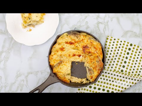 Skillet Herbed Yam Gratin