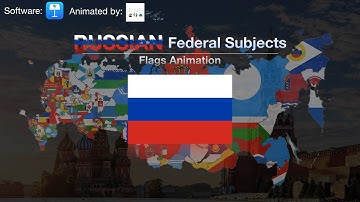 Russian Federal Subjects Flag Animation