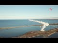 Пуски ракет «Оникс» с комплекса «Бастион» в Арктике