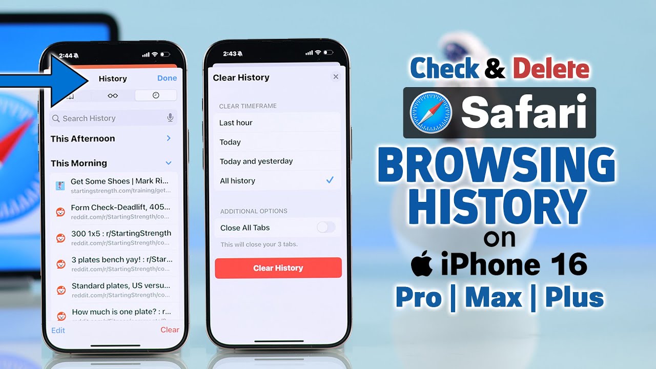 iOS 18: How to Check Safari History on iPhone 16 Pro Max/Plus! - YouTube