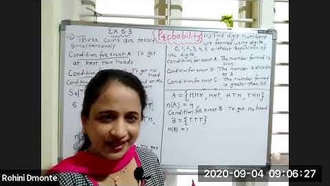 BMC EDU ENG 10/MATHS 1/PROBABILITY PART 3 / ROHINI DMONTE