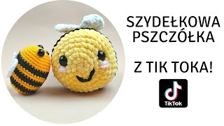 Pszczółka z tik toka! Prosta maskotka amigurumi dla początkujących! [kurs szydełkowania]