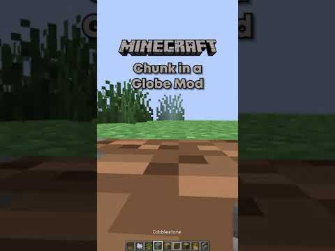 Minecraft CHUNK IN A GLOBE Mod! (Mini Builds)