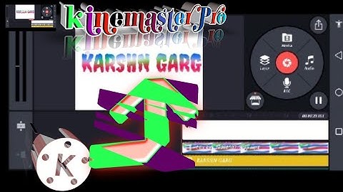 Kinemaster Text Editing Color Effects | Text Color Changing Animation | Karshn Kumar Garg #short