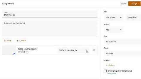 Quick as a Bee PD: Making a Copy of an Assignment for Every Student in Google Classroom