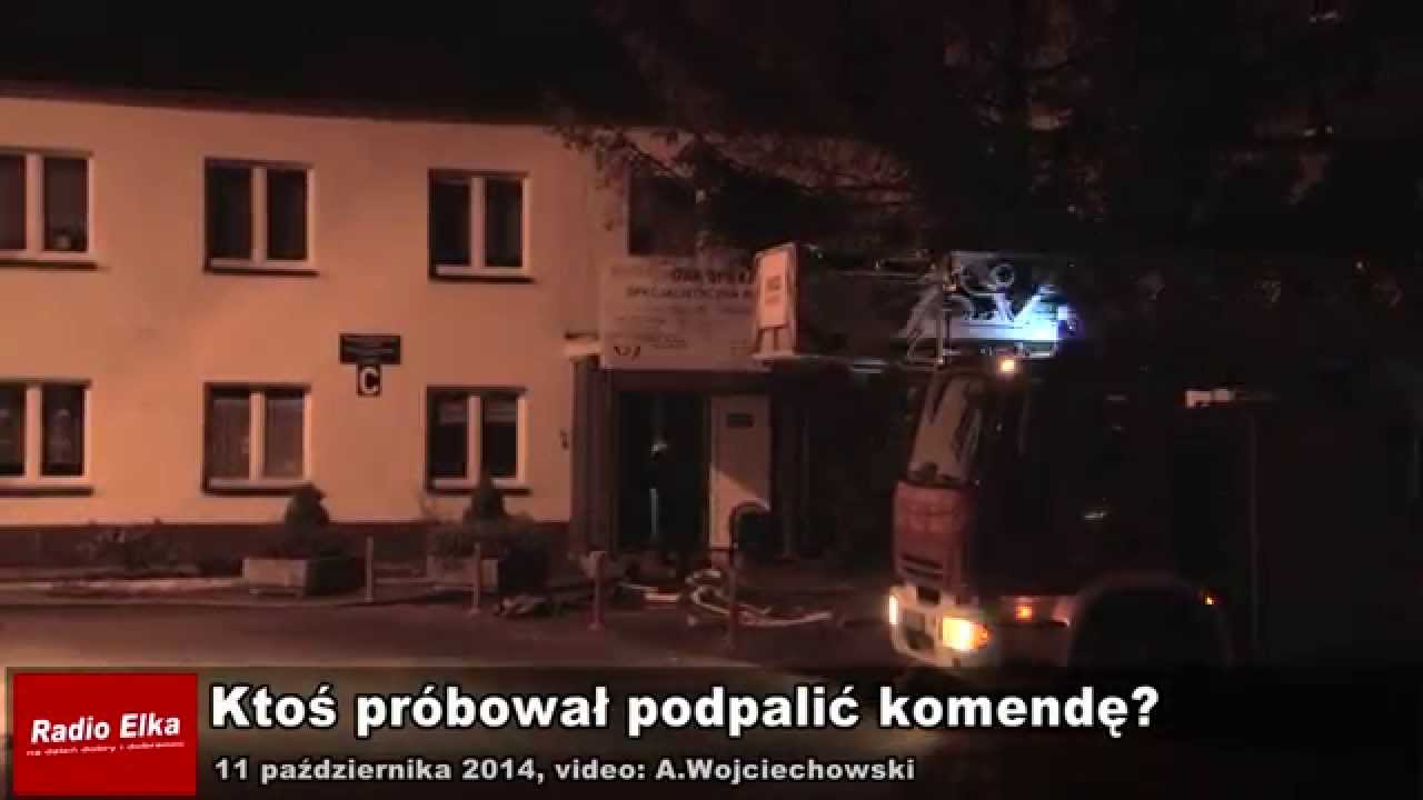 Próba podpalenia komendy w Lesznie