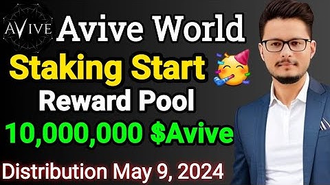 Avive Mining App Staking | Avive World Staking Reward Pool 10M | Free Mining Apps