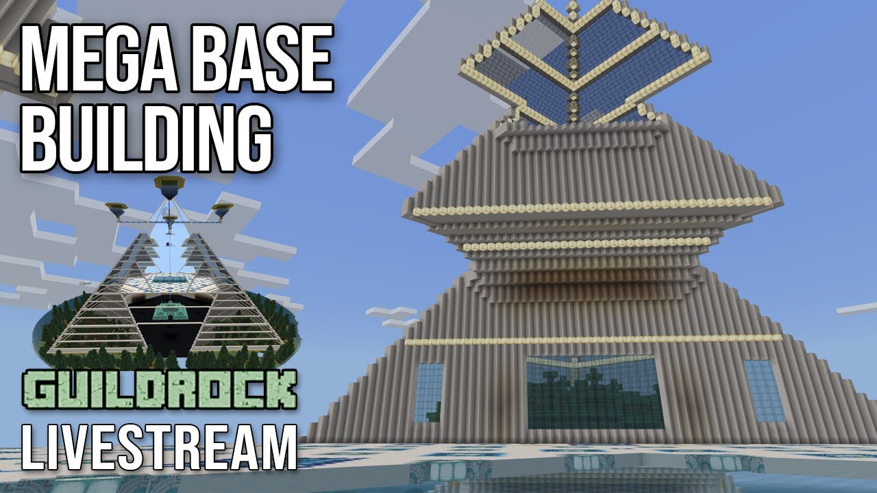 LIVESTREAM Mega Base Building in Minecraft - YouTube