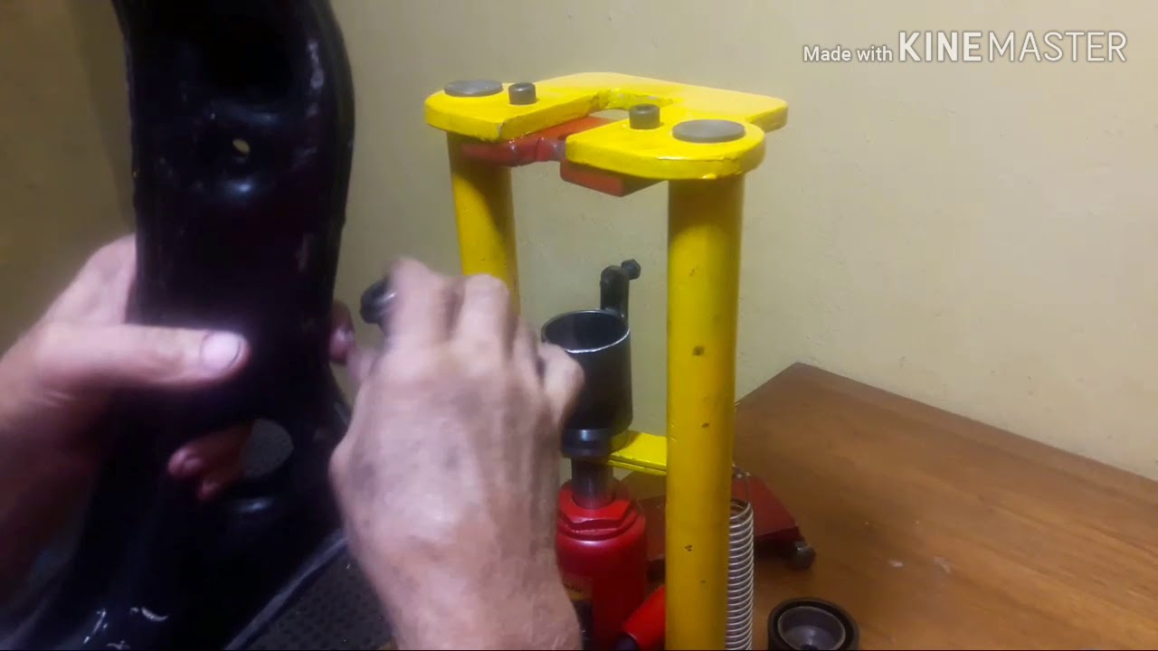 saca bucha de bandeja hidráulica