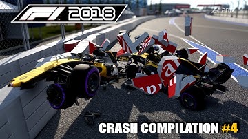 F1 2018 (MOD) - Crash Compilation #4