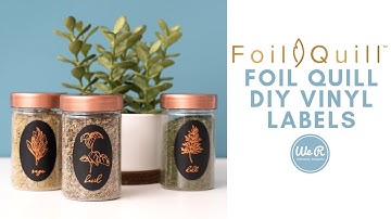 Foil Quill Vinyl Labels by We R Memory Keepers