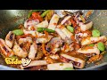 인도네시아 오징어 볶음밥 / Nasi Oseng Mercon Cumi - Indonesian Street Food / 인도네시아 자카르타 길거리 음식