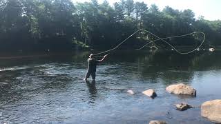 Fly cast slow mo