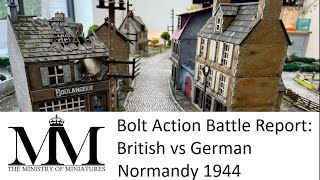 18 Bolt Action Battle Report: British vs Germans 1200 points, fight for the village.