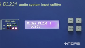 MIDAS DL231 Basic Overview