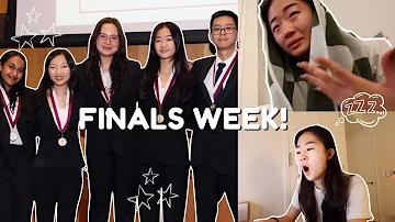 FINALS WEEK OR MY FINAL WEEK? | VLOGMAS WEEK 2: college vlog, studying, business competition