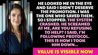 My Boss Said I Didn’t Deserve a Promotion — So I Stopped Saving the Company for Free