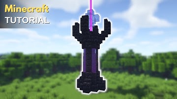 Minecraft: How to Build a Beacon Tower | Beacon Design (Tutorial)