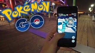 GYARADOS VS BLASTOISE! Pokemon GO - [LuzuGames]