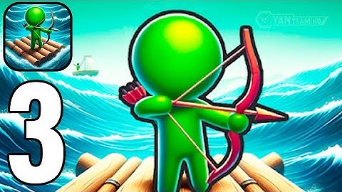 Ocean War: Raft Survival 3D - Gameplay Walkthrough Part 3 Tutorial Raft War (Android,iOS)