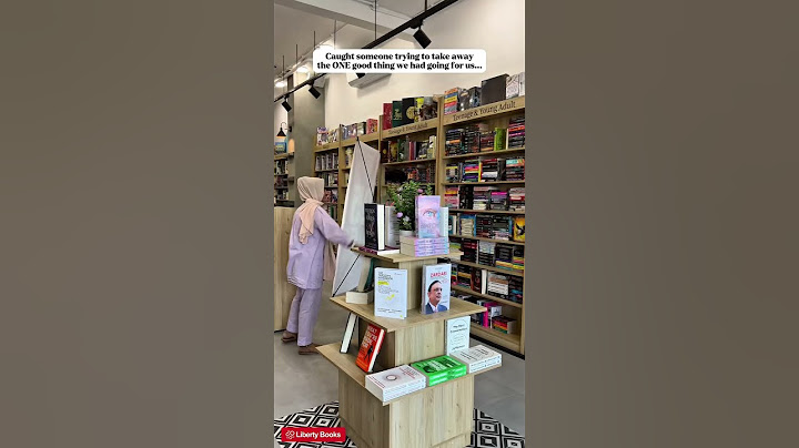 They really tried to end the sale before you showed up. #LibertyBooks