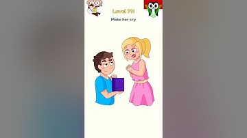 inavb DOP 2: Delete One Part  Level 711 Make Her Cry Walkthrough Solution #shorts #DOP2