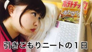 【完全再現】引きこもりニートの１日。