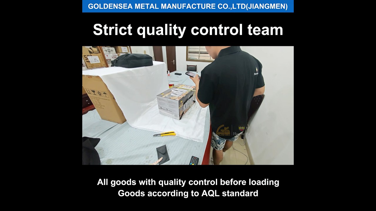 Cookware pre-shipment inspection