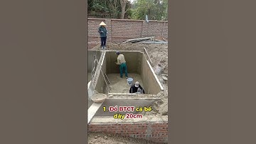 Nguy hiểm khi làm bể nước ngầm #bookhome #xaynha #nhadep #benuoc #inox #shorts