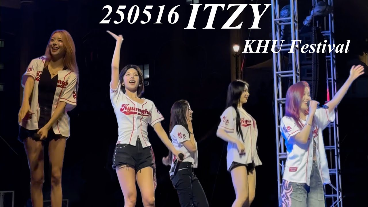 있지 (ITZY)|20250516 경희대 축제 | Kyung Hee University Festival