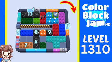 Color Block Jam Level 1310 Solution Walkthrough