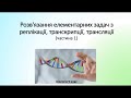 Біологія. Розв'язання елементарних задач з реплікації, транскрипції та трансляції частина 1