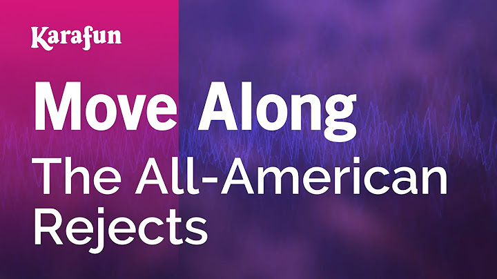 Move Along Karaoke version - Karaoke performance video thumbnail