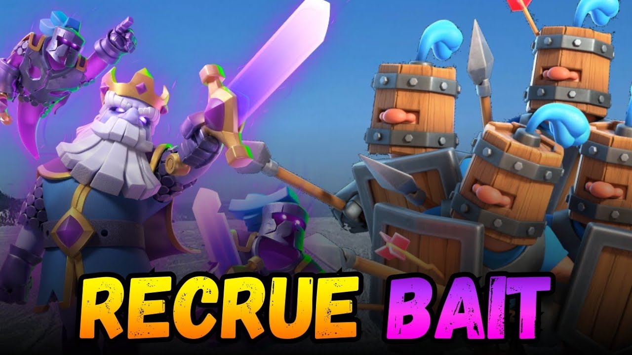 Un DECK RECRUE BAIT en TOUYE DÉTENTE (Ou pas) sur Clash Royale !
