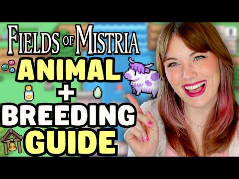 HOW TO: Breed EVERY Color Animal in Fields of Mistria 1.0! | Breeding & Animal Care Guide
