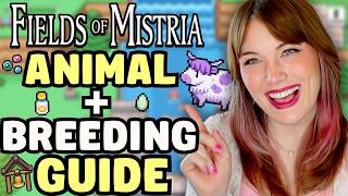 HOW TO: Breed EVERY Color Animal in Fields of Mistria 1.0! | Breeding & Animal Care Guide