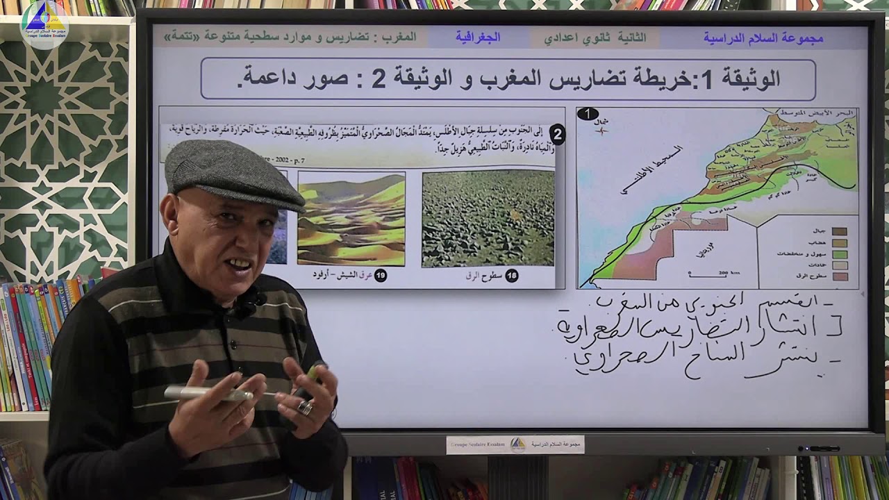 الجغرافية | (المغرب: تضاريس وموارد سطحية متنوعة 