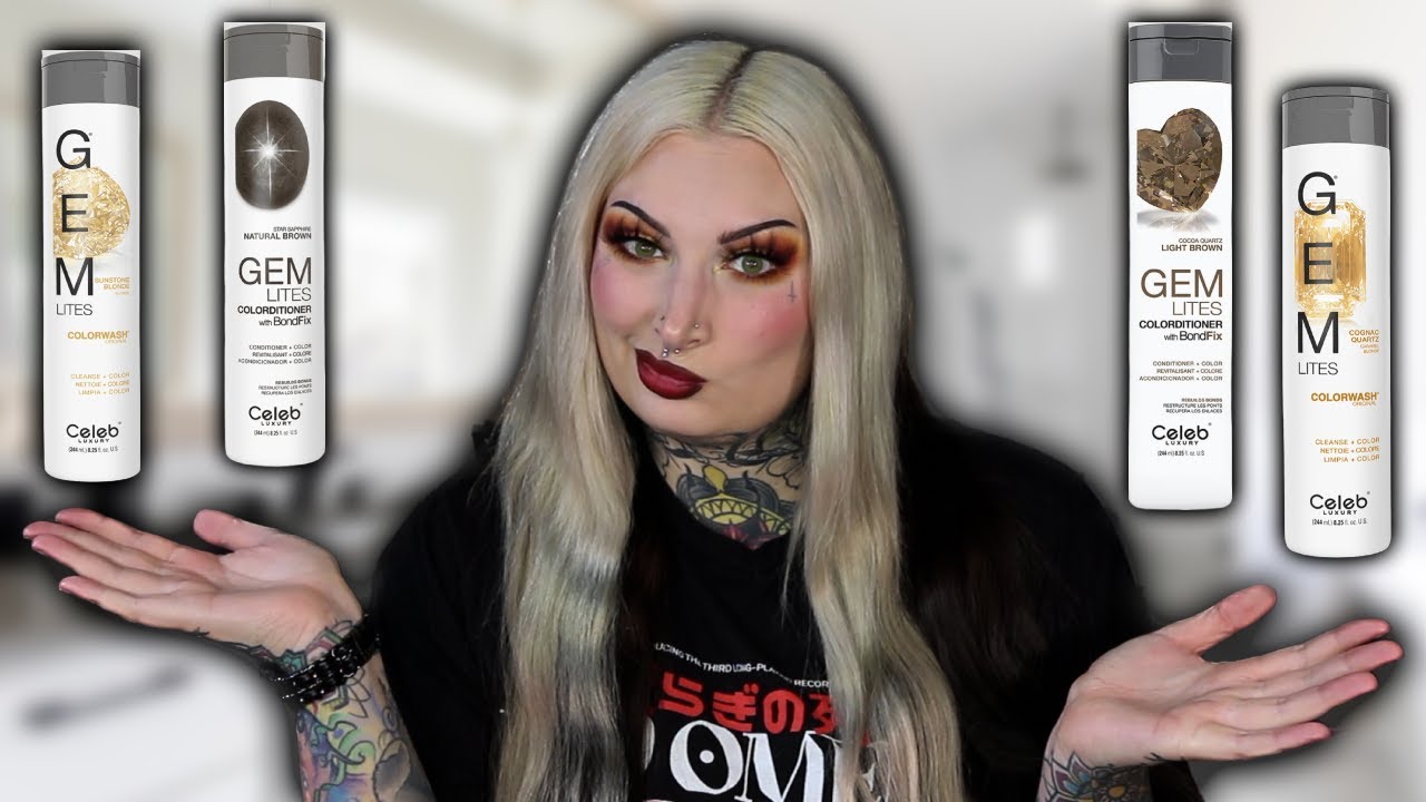 GEM LITES | Натуральный цветной шампунь для окрашивания?!