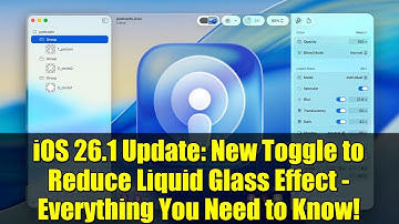 iOS 26.1 Update: New Toggle to Reduce Liquid Glass Effect - Everything You Need to Know!