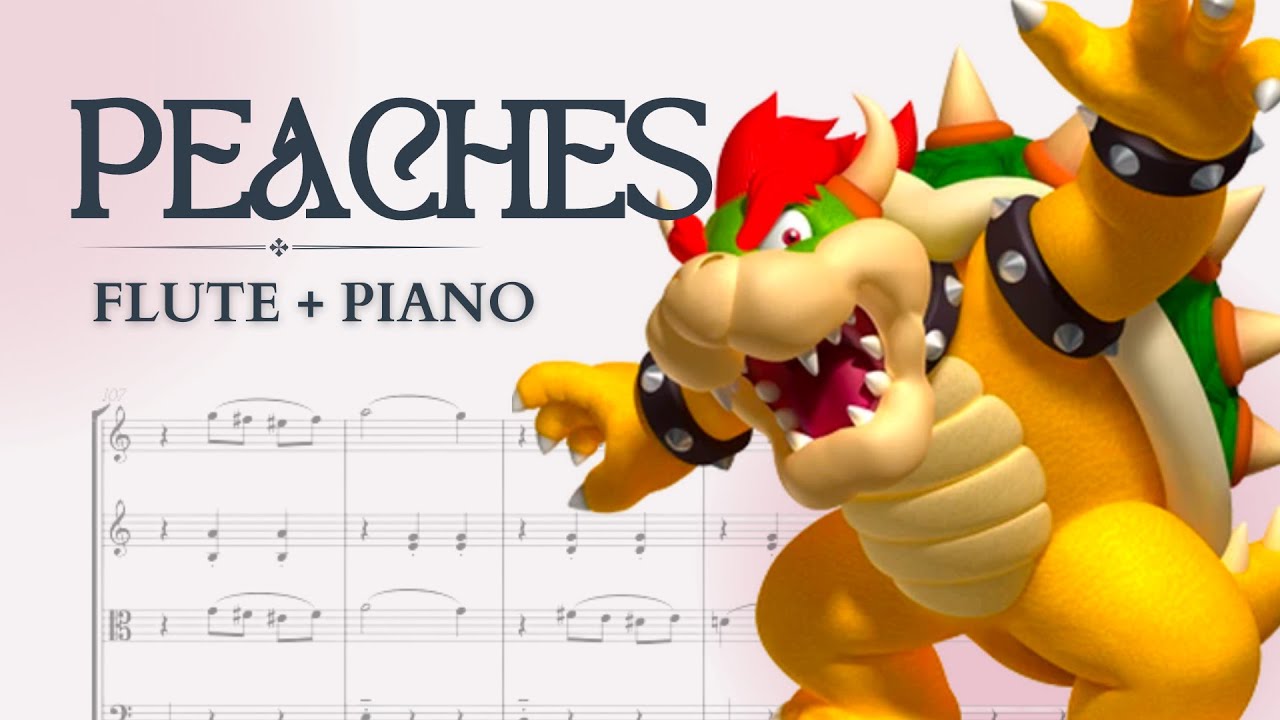 Peaches - The Super Mario Bros (Easy Piano), PDF, Nintendo