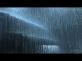 Rain Sounds For Sleeping - 99% Instantly Fall Asleep With Rain And Thunder Sound On Roof At Night