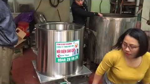 Lắp Đặt Nồi Nấu Cao Dược Liệu Cho Khách Hàng