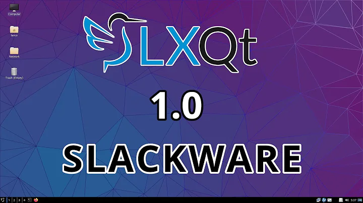 LXQt 1.0.0: Installation guide on Slackware 15