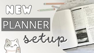 Sterling Ink Common Planner Setup | B6 | Academic Year 2024 - 2025