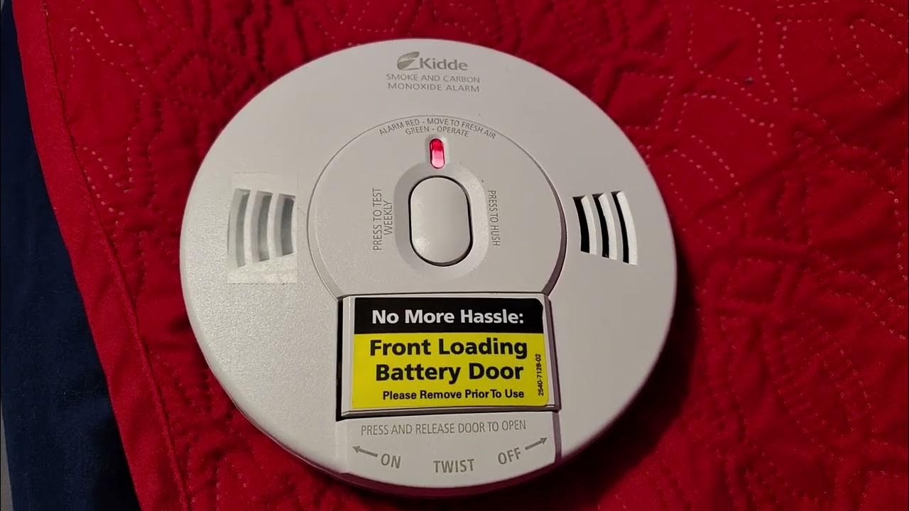 Testing a Kidde KNCOPED Smoke/Carbon Monoxide Alarm YouTube