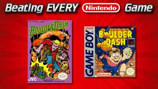 Beating EVERY Nintendo Game - Boulder Dash