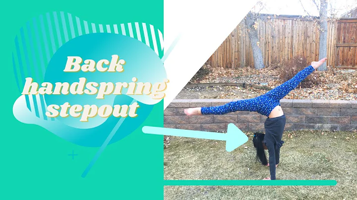 How to do a Backhandspring stepout